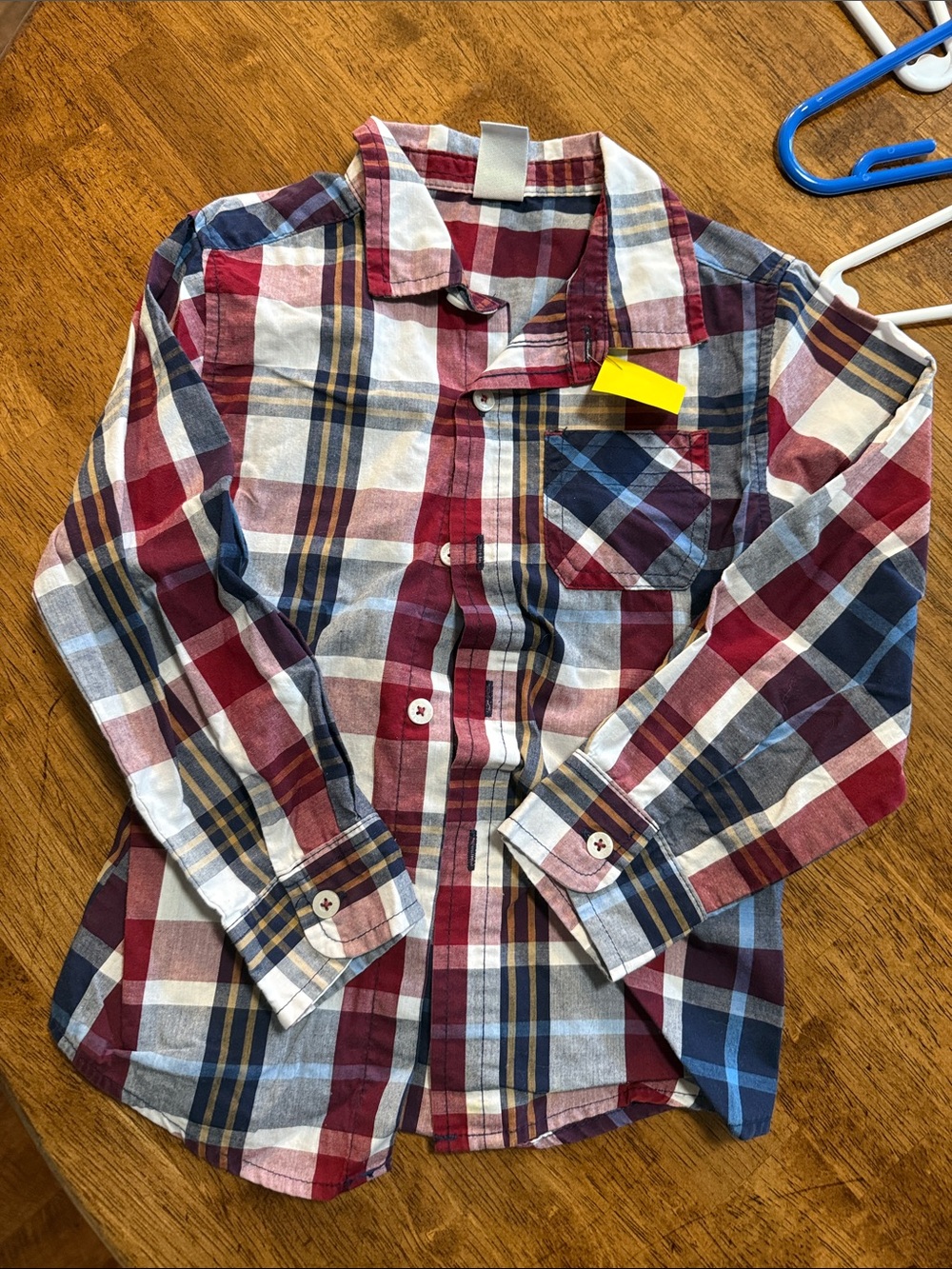 Kids Plaid Button-Down Shirt